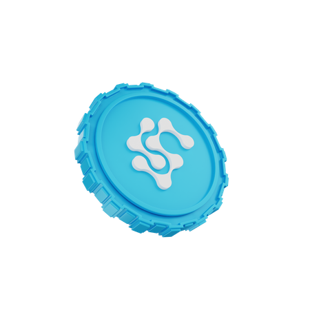 Amp Coin  3D Icon