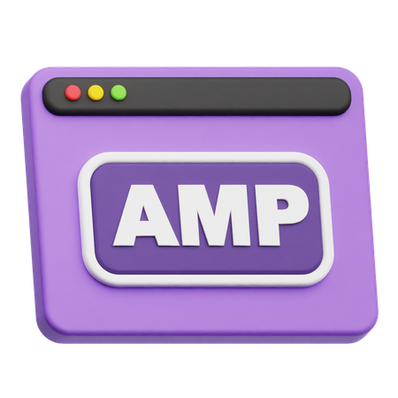 Amp Website  3D Icon