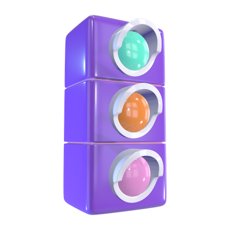 Ampel  3D Icon