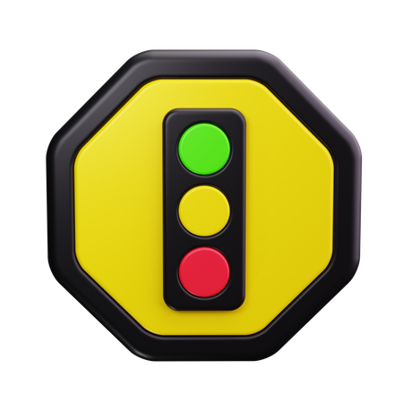 Verkehrszeichen  3D Icon