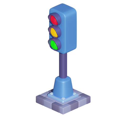 Ampel  3D Icon