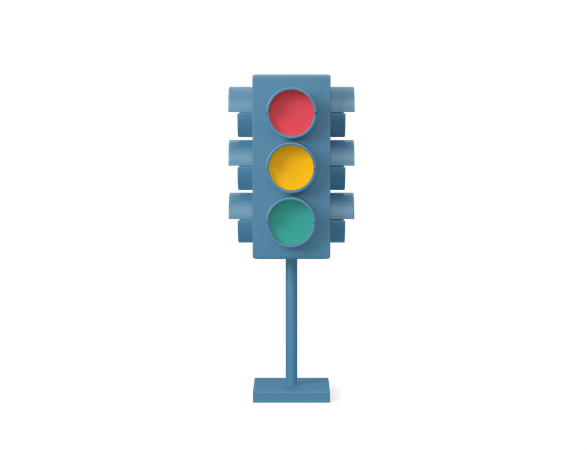 Ampel  3D Icon