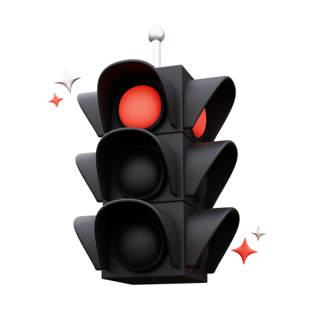 Ampel  3D Icon