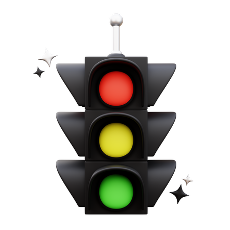 Ampel  3D Icon