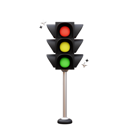 Ampel  3D Icon