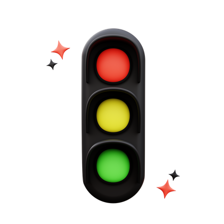 Ampel  3D Icon