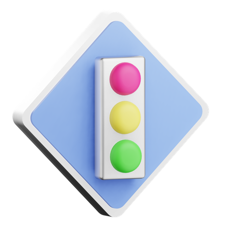 Ampel  3D Icon