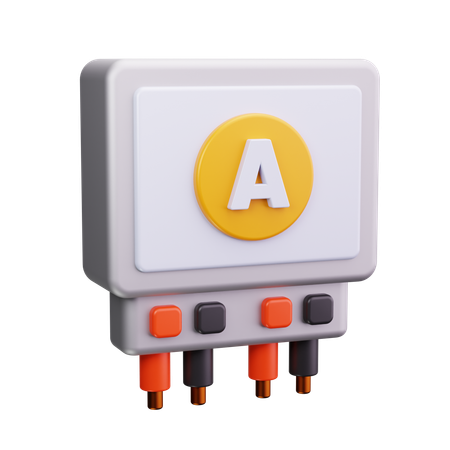 Amperometro  3D Icon