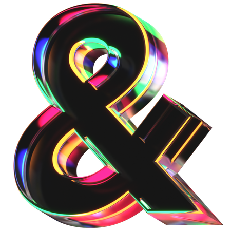 Ampersand  3D Icon