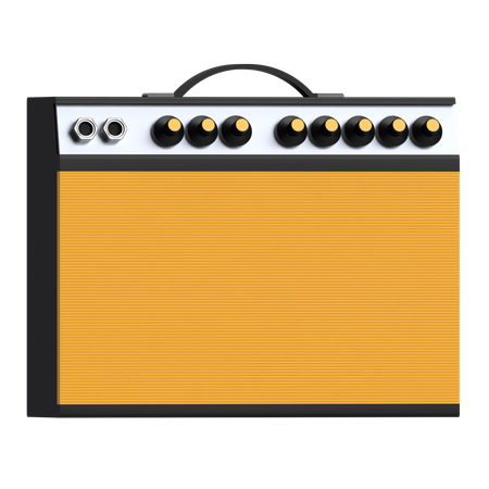 Amplificador de guitarra  3D Icon