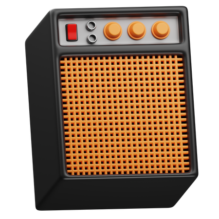 Amplificador de música  3D Icon