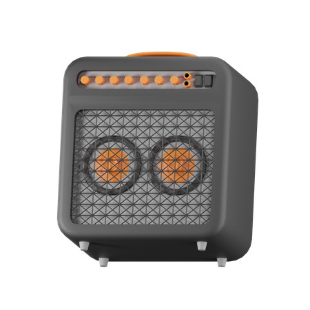 Amplifier Guitar  3D Icon