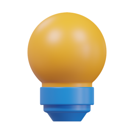 Ampoule  3D Icon