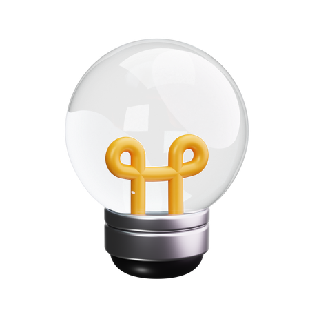 Ampoule  3D Icon