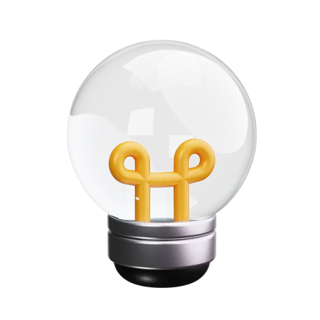 Ampoule  3D Icon