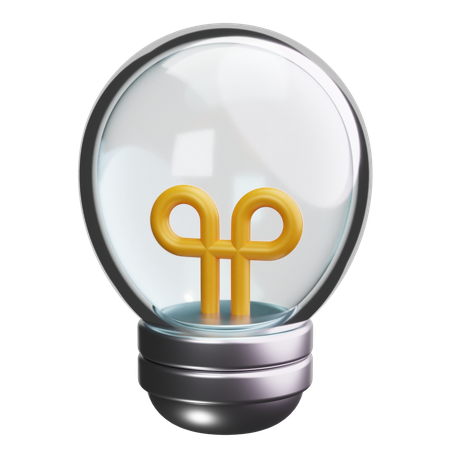 Ampoule  3D Icon