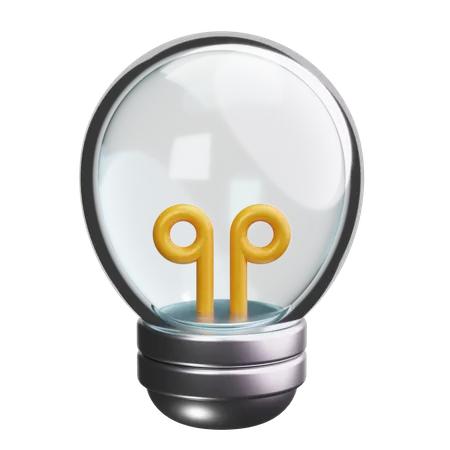 Ampoule  3D Icon