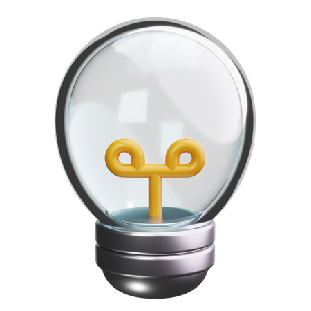 Ampoule  3D Icon