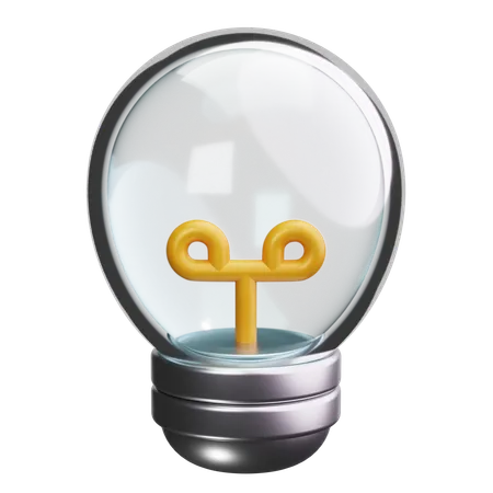 Ampoule  3D Icon