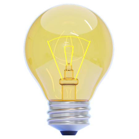 Ampoule  3D Icon