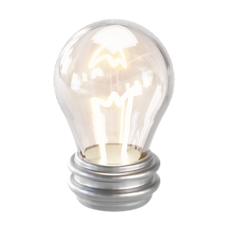 Ampoule  3D Icon