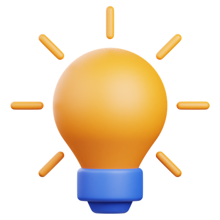 Ampoule  3D Icon