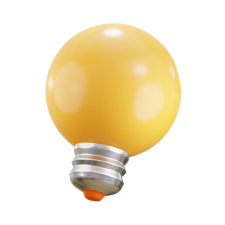 Ampoule  3D Icon