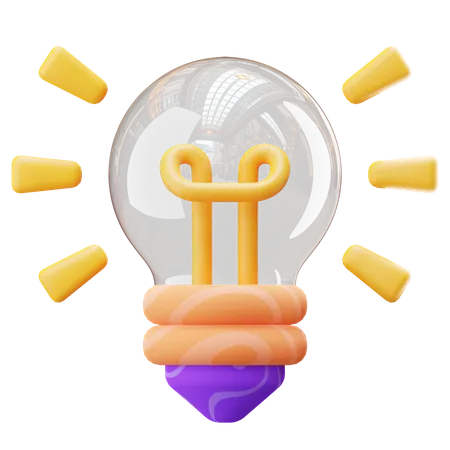 Ampoule  3D Icon