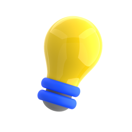 Ampoule  3D Icon