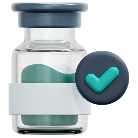 Ampoule Bottle  3D Icon