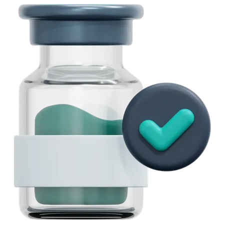Ampoule Bottle  3D Icon