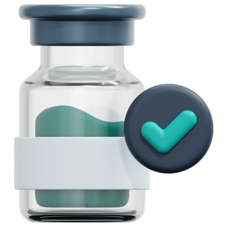 Ampoule Bottle  3D Icon