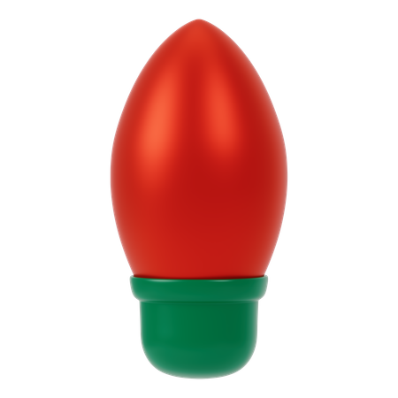 Ampoule de Noël  3D Icon