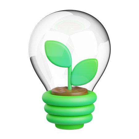 Ampoule écologique  3D Icon