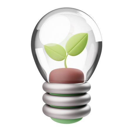 Ampoule écologique  3D Icon