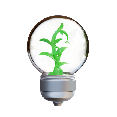Ampoule écologique  3D Icon