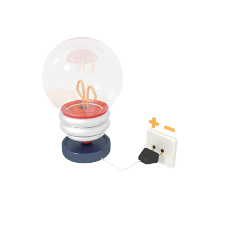 Ampoule électrique  3D Icon