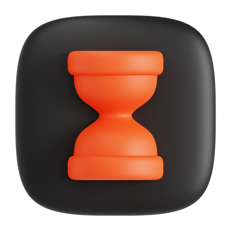 Ampulheta  3D Icon