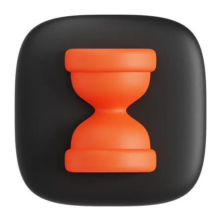 Ampulheta  3D Icon