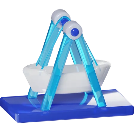 Amusement Boat  3D Icon