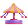 3d amusement-park logo
