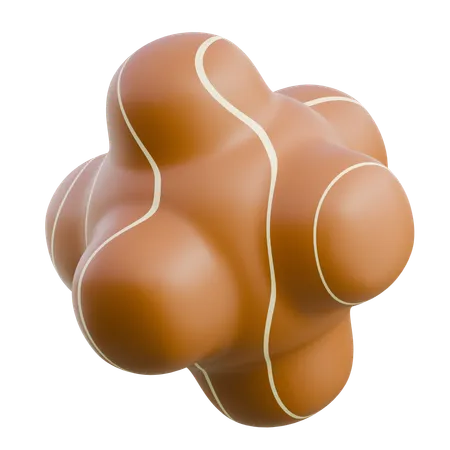 An Omicron Variant Virus  3D Icon