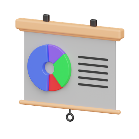 Apresentação de análise  3D Icon