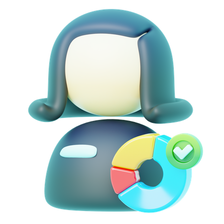 Análise confiável de avatar  3D Icon