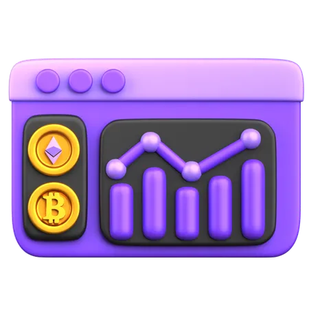 Análise de criptografia  3D Icon