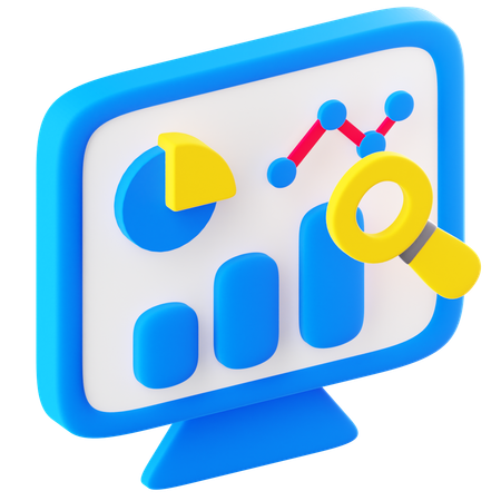 Análise de dados  3D Icon