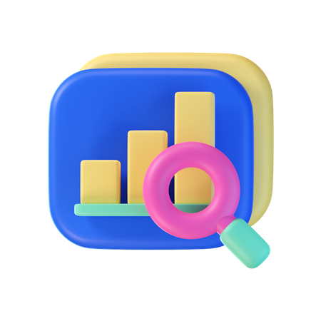 Análise de dados  3D Icon