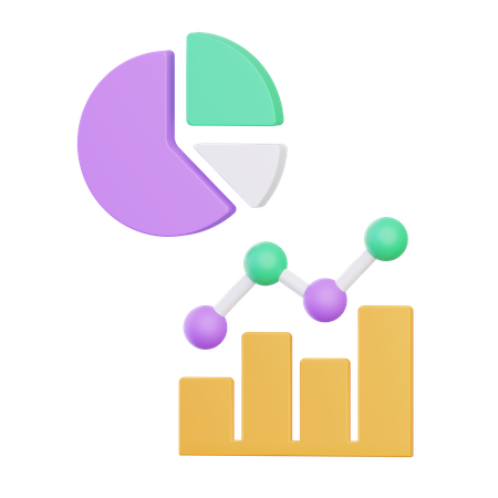 Análise de dados  3D Icon