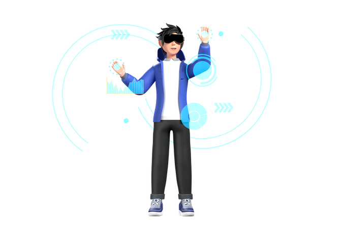 Análise de Dados Espaciais  3D Icon