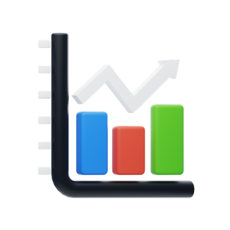 Análise de gráfico de setores  3D Icon